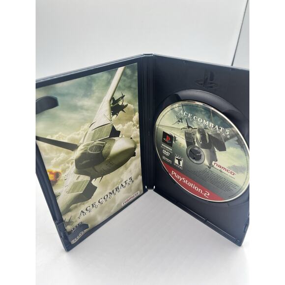 Ace Combat 5 The Unsung War PlayStation 2 PS2 CIB Complete! - Picture 7 of 9